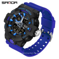 SANDA 770 Big Analog-Digital Quartz Sports Brand Watch For Men Cheap Watches In Bulk
